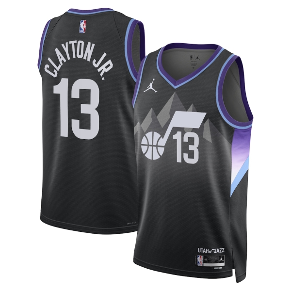 Utah Jazz Trikot Walter Clayton JR Jordan 2025-26 Statement Edition Schwarz Swingman - Herren Utah Jazz Trikot Walter Clayton JR Jordan 2025-26 Statement Edition Schwarz Swingman - Herren